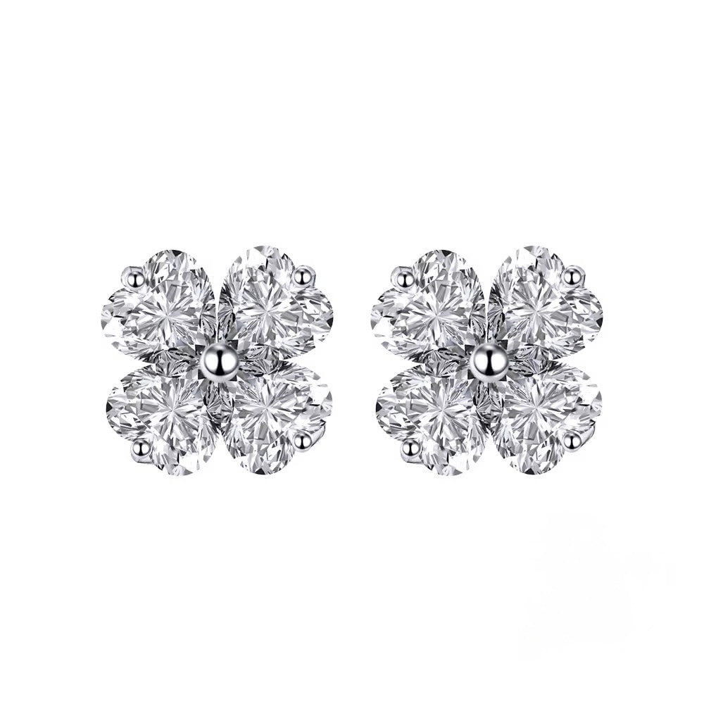 Crystal Petal Earrings