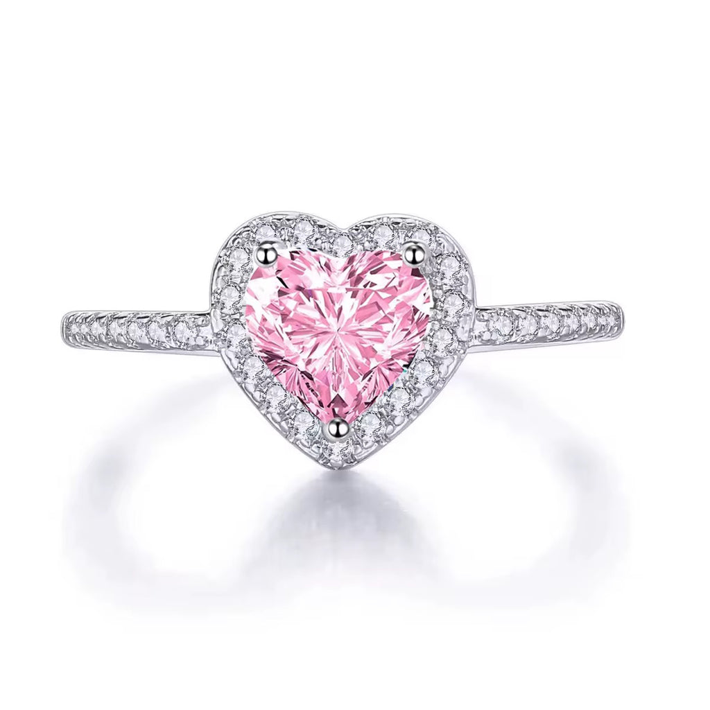 Rosé Heart Ring