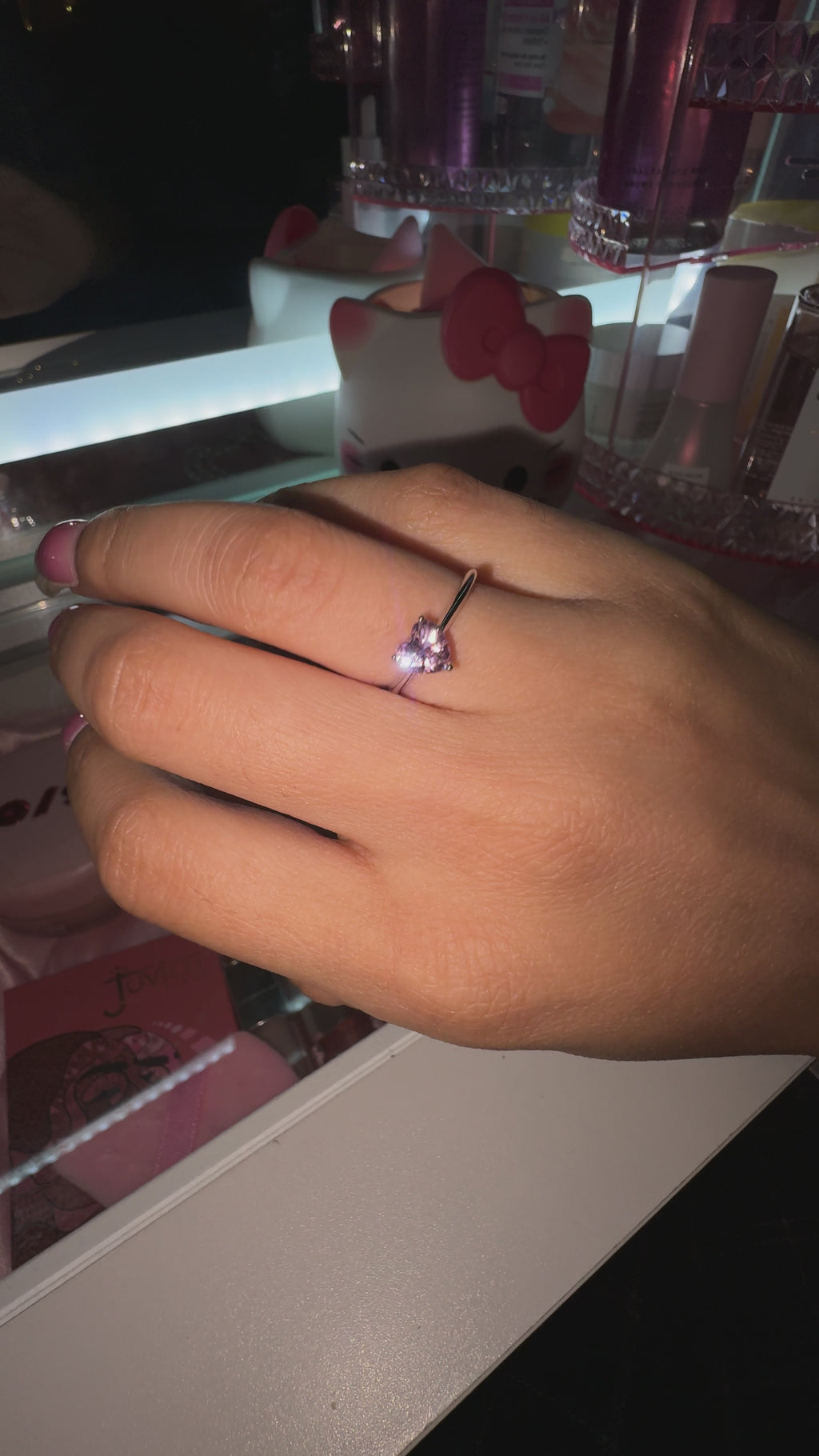 Blush Heart Ring