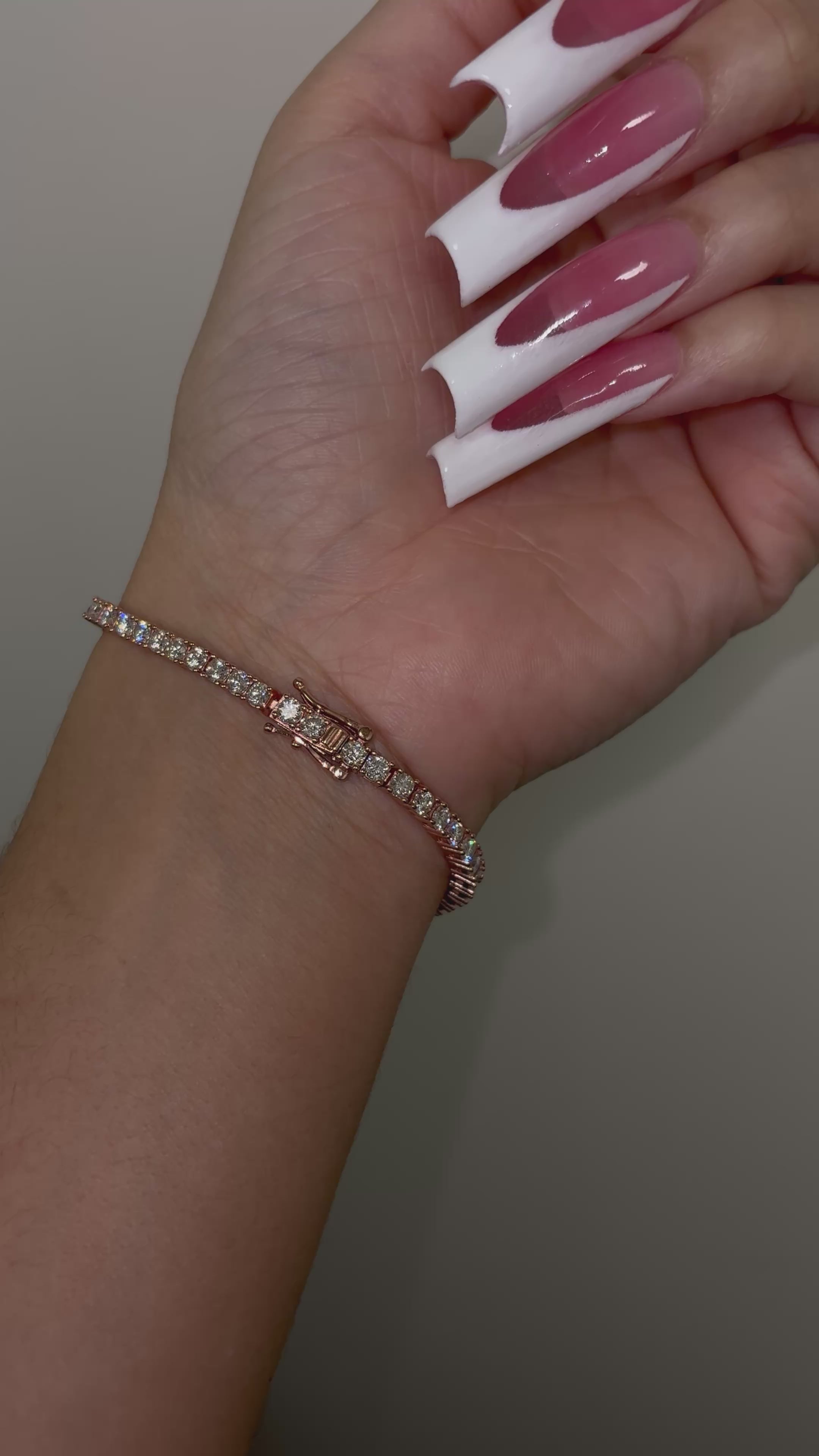 VVS Moissanite Tennis Bracelet