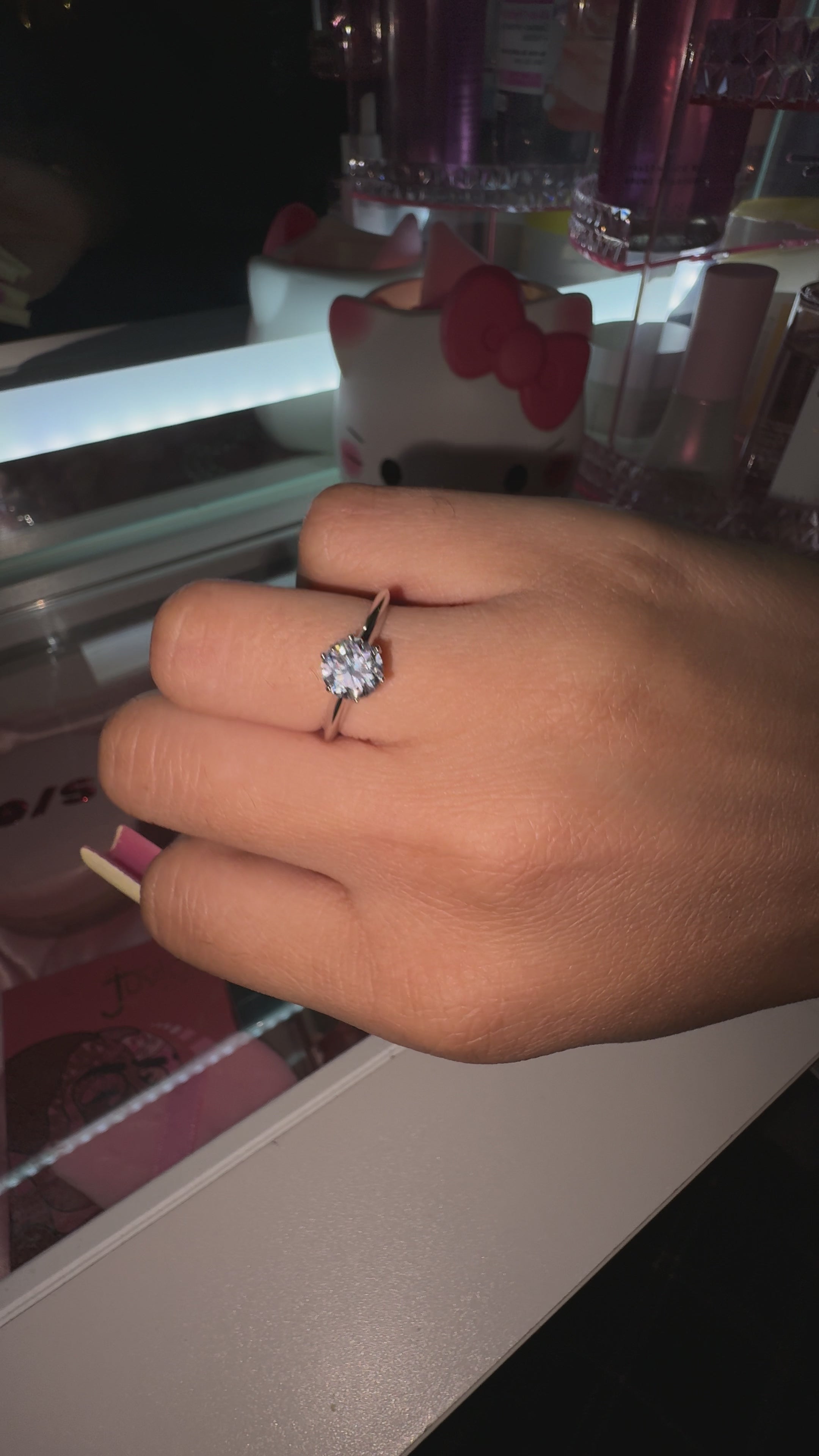 Evermore solitaire ring